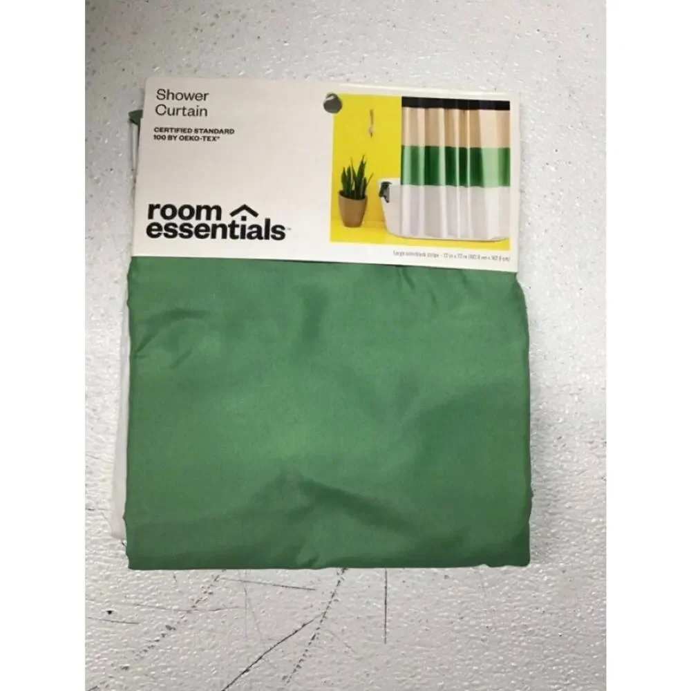 New microfiber shower curtain